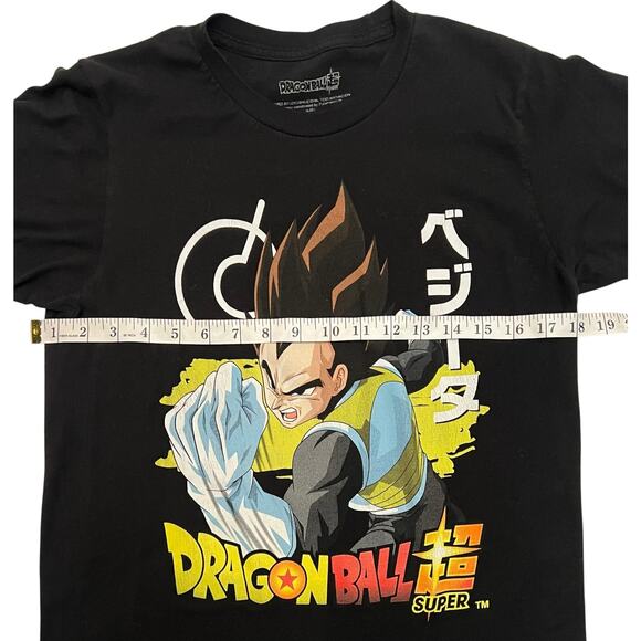 Dragon Ball Super Vegeta Battle Pose T-Shirt Small Black Anime Tee  2020 DBZ - Picture 5 of 6